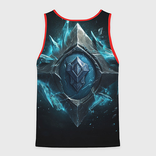 Мужская майка без рукавов Jinx arcane league of legends / 3D-Красный – фото 2