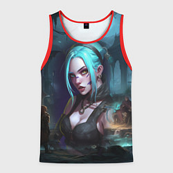 Майка-безрукавка мужская Jinx art fantasy, цвет: 3D-красный