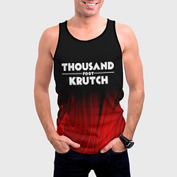 Майка-безрукавка мужская Thousand Foot Krutch red plasma, цвет: 3D-черный — фото 2