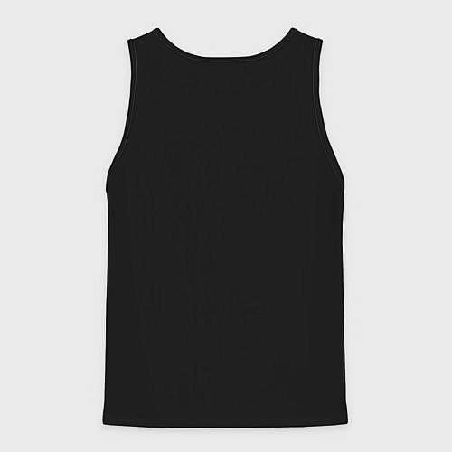 Мужская майка без рукавов Тело киборга киберпанк / 3D-Черный – фото 2