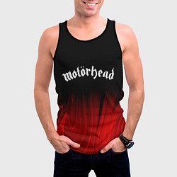 Майка-безрукавка мужская Motorhead red plasma, цвет: 3D-черный — фото 2