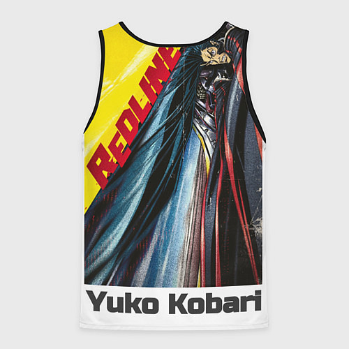 Мужская майка без рукавов Аниме Red Line / 3D-Черный – фото 2