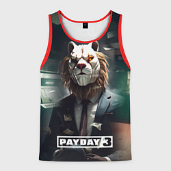 Мужская майка без рукавов Payday 3 lion