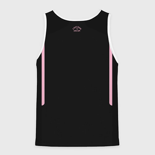 Мужская майка без рукавов ФК Интер Майами форма гостевая / 3D-Белый – фото 2