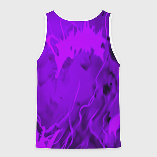 Мужская майка без рукавов Mob Psycho Rage / 3D-Белый – фото 2