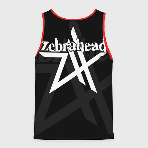 Мужская майка без рукавов Zebrahead - atomic skeleton / 3D-Красный – фото 2