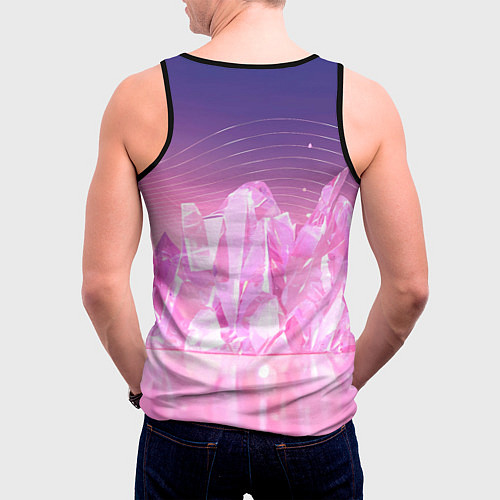 Мужская майка без рукавов Блэкпинк на сцене / 3D-Черный – фото 4