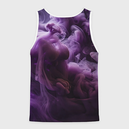 Мужская майка без рукавов Dead By Daylight Logo Smoke / 3D-Белый – фото 2