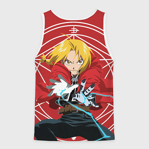 Мужская майка без рукавов Edward magic / 3D-Белый – фото 2