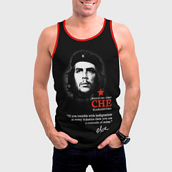 Майка-безрукавка мужская Che Guevara автограф, цвет: 3D-красный — фото 2