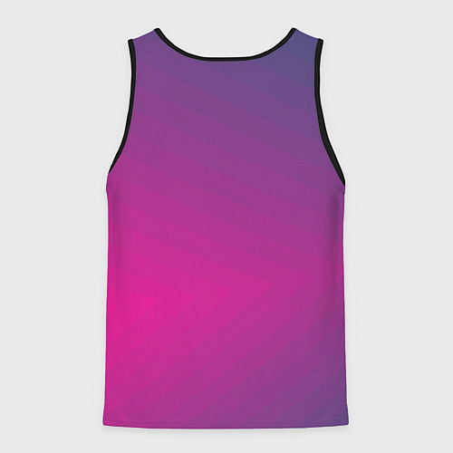 Мужская майка без рукавов Ёж в очках - опача / 3D-Черный – фото 2