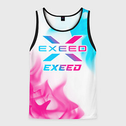 Мужская майка без рукавов Exeed neon gradient style