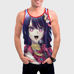 Майка-безрукавка мужская Звёздное Дитя Ai, цвет: 3D-красный — фото 2