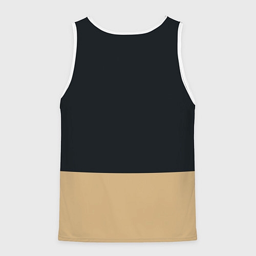 Мужская майка без рукавов Лисичкина маска / 3D-Белый – фото 2