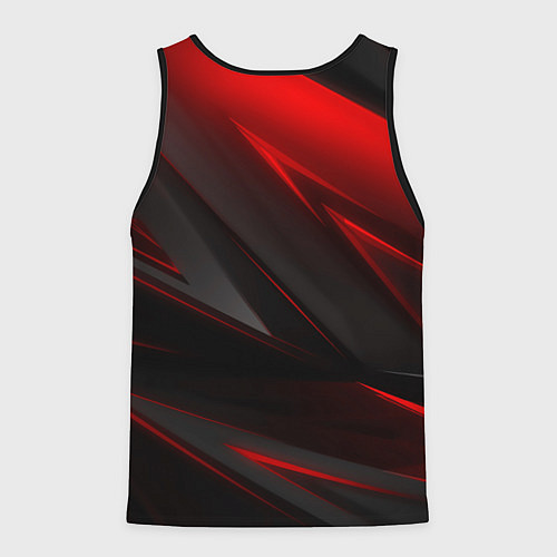 Мужская майка без рукавов Baldurs Gate 3 logo geometry / 3D-Черный – фото 2