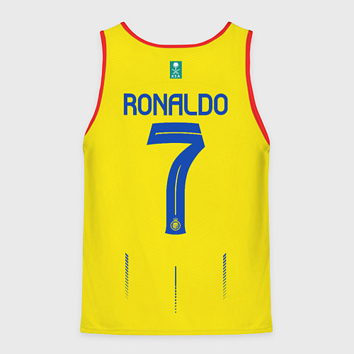 Мужская майка без рукавов Криштиану Роналду Аль Наср форма 2324 домашняя / 3D-Красный – фото 2