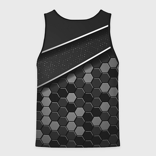 Мужская майка без рукавов Infiniti - черный металл / 3D-Черный – фото 2