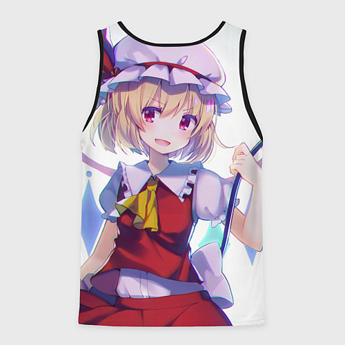 Мужская майка без рукавов Touhou Project Фландр Скарлет / 3D-Черный – фото 2