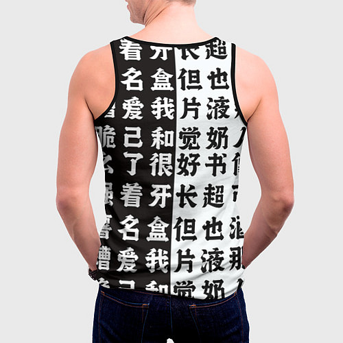 Мужская майка без рукавов Рангику Мацумото - Блич / 3D-Черный – фото 4