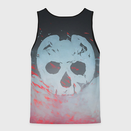 Мужская майка без рукавов Свирепый воин ниндзя / 3D-Черный – фото 2