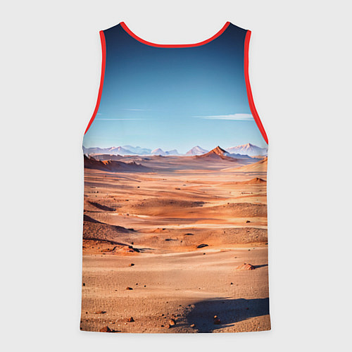 Мужская майка без рукавов Fallout power / 3D-Красный – фото 2