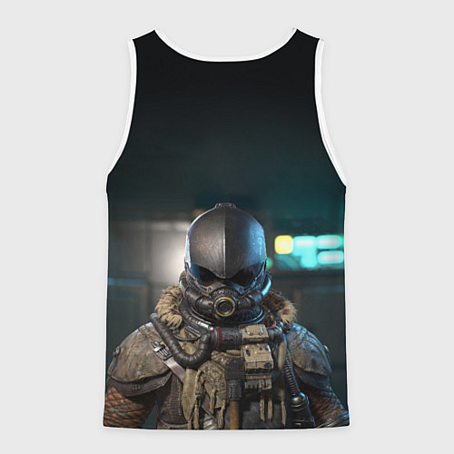 Мужская майка без рукавов Starfield astronaut / 3D-Белый – фото 2