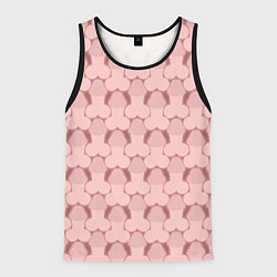 Майка-безрукавка мужская ХХХ - 18, цвет: 3D-черный