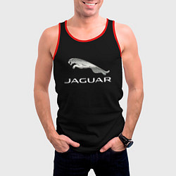 Майка-безрукавка мужская Jaguar sport brend, цвет: 3D-красный — фото 2