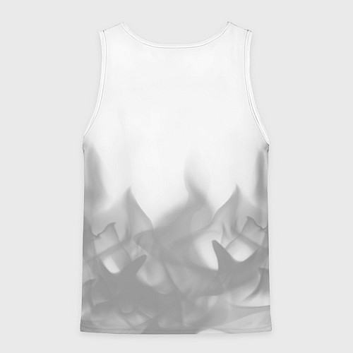 Мужская майка без рукавов Apex Legends glitch на светлом фоне посередине / 3D-Белый – фото 2