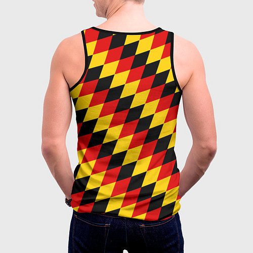 Мужская майка без рукавов Germany / 3D-Черный – фото 4
