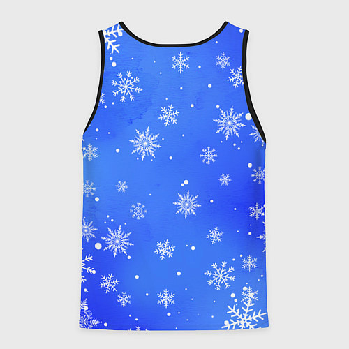 Мужская майка без рукавов Пора отмечать Новый год - Дракон / 3D-Черный – фото 2