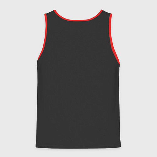 Мужская майка без рукавов Шахматный клуб / 3D-Красный – фото 2