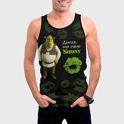 Майка-безрукавка мужская Shrexy Shrek, цвет: 3D-черный — фото 2