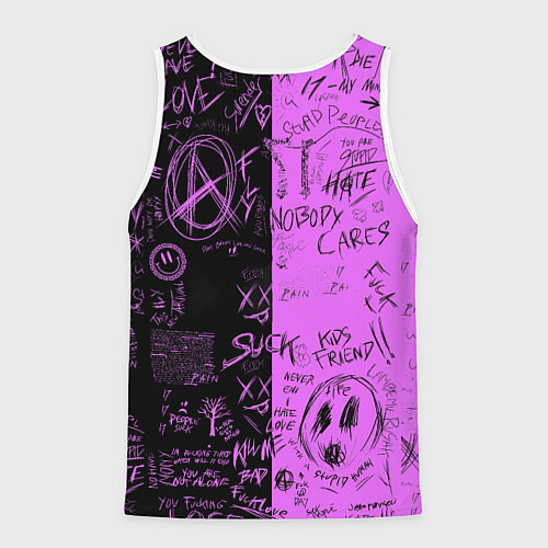 Мужская майка без рукавов Неоновая Макима / 3D-Белый – фото 2