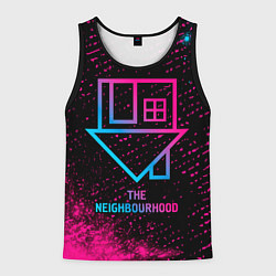 Майка-безрукавка мужская The Neighbourhood - neon gradient, цвет: 3D-черный