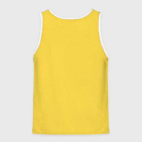 Мужская майка без рукавов Капибара dont worry be capy / 3D-Белый – фото 2