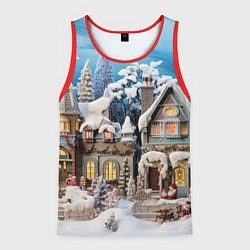 Мужская майка без рукавов Северное сияние торжества