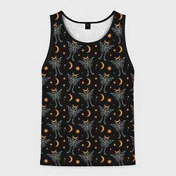 Мужская майка без рукавов Лунные мотыльки