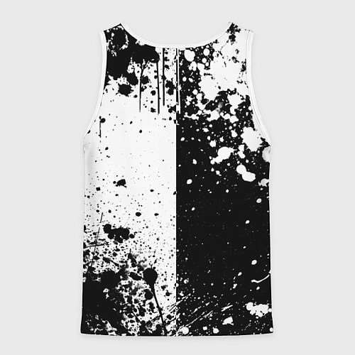 Мужская майка без рукавов Ведьмак - знаки и брызги / 3D-Белый – фото 2