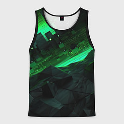 Мужская майка без рукавов Визуальные иллюзии в геометрии