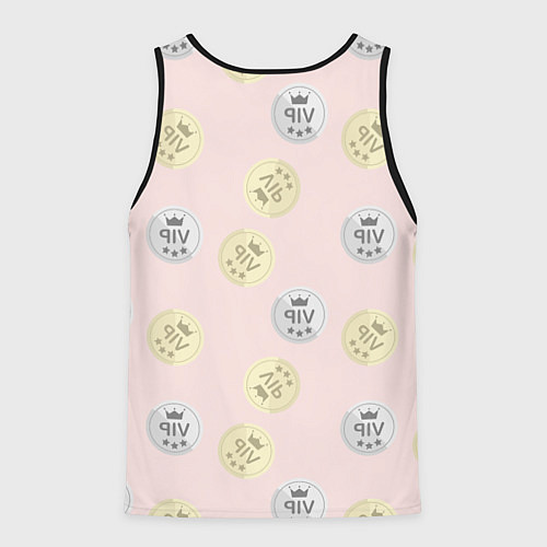 Мужская майка без рукавов ВИП персона / 3D-Черный – фото 2