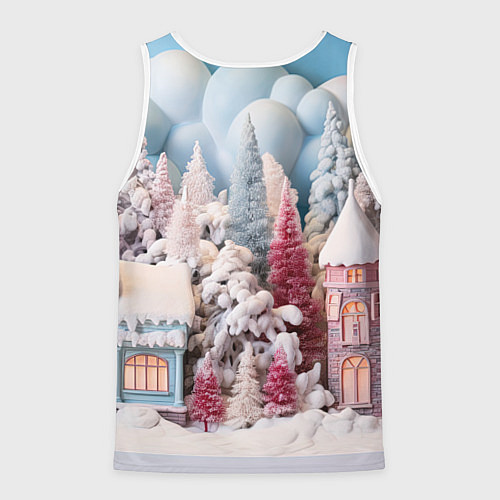 Мужская майка без рукавов Маленький дракончик 2024 год / 3D-Белый – фото 2