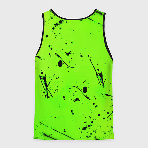 Мужская майка без рукавов Xbox кислотный стиль / 3D-Черный – фото 2