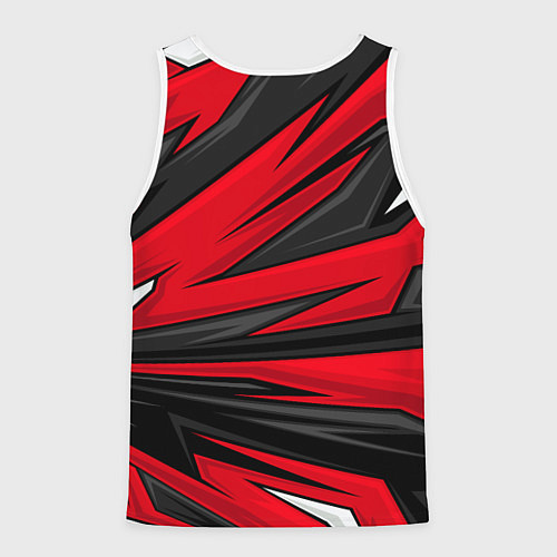 Мужская майка без рукавов Red sport - honda / 3D-Белый – фото 2