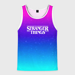 Мужская майка без рукавов Stranger Things gradient colors