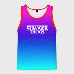 Мужская майка без рукавов Stranger Things gradient colors