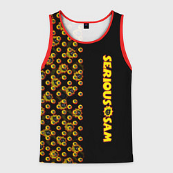 Мужская майка без рукавов Serious Sam pattern game