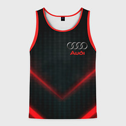 Мужская майка без рукавов Audi stripes neon