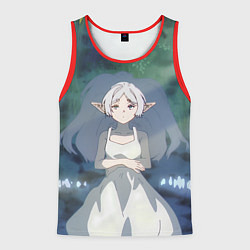 Майка-безрукавка мужская Sousou no Frieren, цвет: 3D-красный