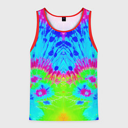 Мужская майка без рукавов Tie-Dye abstraction